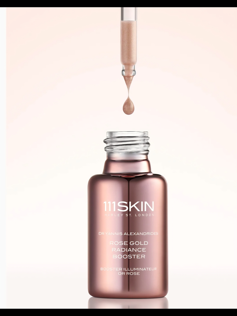 111SKIN Rose Gold Radiance Booster Serum - Shimmering Rose Gold